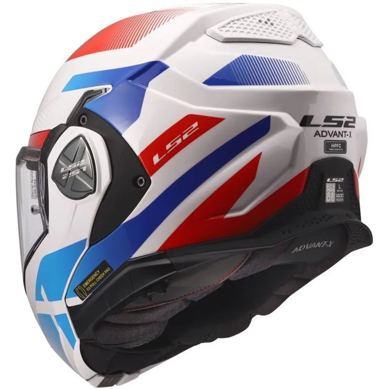 LS2 FF901 Advant X – Casco Moto Reversibile –  Nova White Blue Red