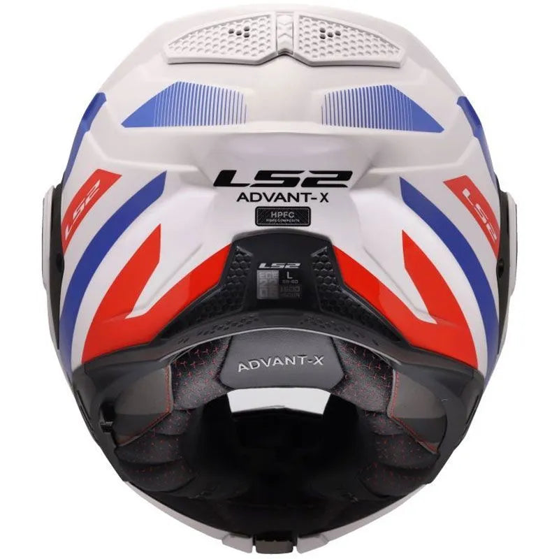 LS2 FF901 Advant X – Casco Moto Reversibile –  Nova White Blue Red
