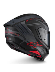 Casco Integrale Alpinestars S-R7 A-Core Nero Grigio Rosso