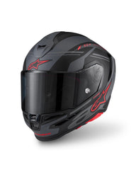 Casco Integrale Alpinestars S-R7 A-Core Nero Grigio Rosso
