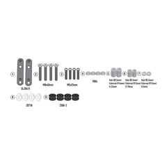 Kit Attacchi Spoiler GIVI D2176KIT Yamaha Tricity