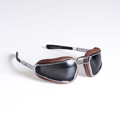 Occhiali Moto Vintage Baruffaldi Easy Rider Chocolate