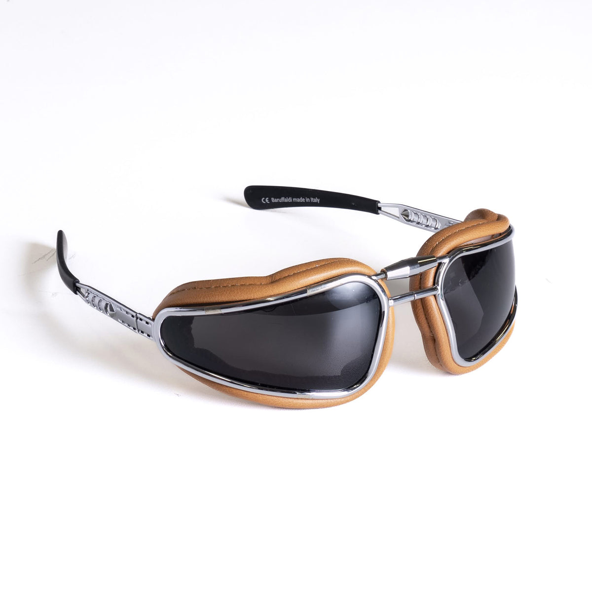Occhiali Moto Vintage Baruffaldi Easy Rider Cuoio