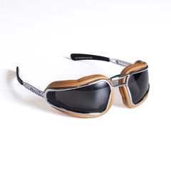 Occhiali Moto Vintage Baruffaldi Easy Rider Cuoio