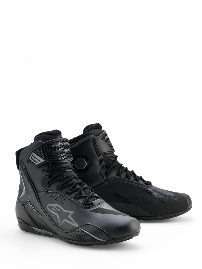 Scarpe Moto Alpinestars Faster-4 Drystar Nero Grigio