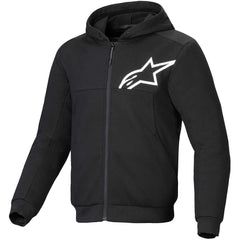 Felpa Moto Alpinestars Chrome V2 Sport Nero Bianco