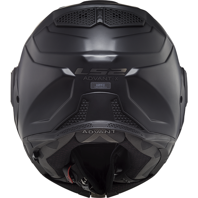 LS2 FF901 Advant X – Casco Moto Reversibile –  Solid Matt Black (Nero Opaco)