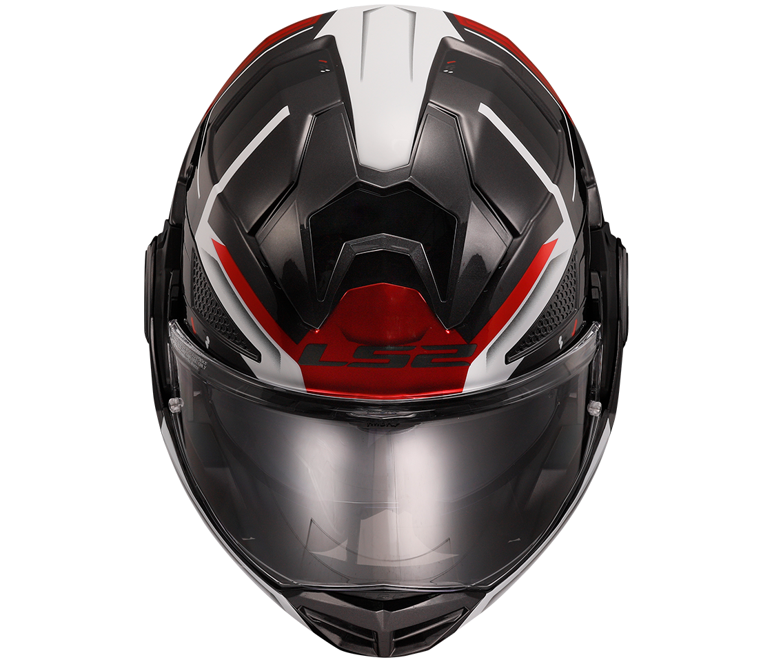 LS2 FF901 Advant X – Casco Moto Reversibile –  Spectrum Black White Red