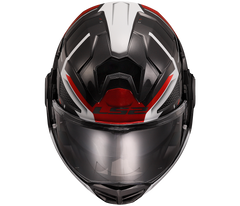 LS2 FF901 Advant X – Casco Moto Reversibile –  Spectrum Black White Red