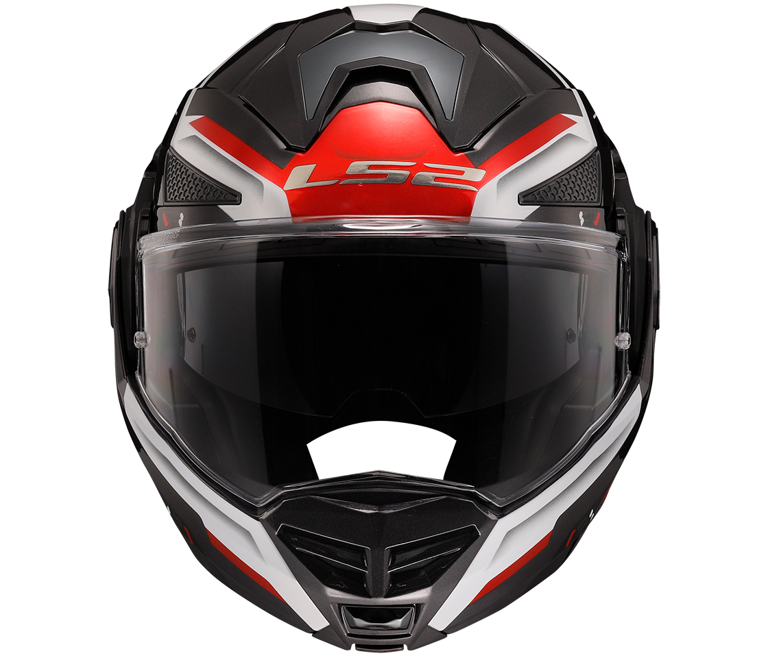 LS2 FF901 Advant X – Casco Moto Reversibile –  Spectrum Black White Red