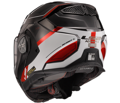 LS2 FF901 Advant X – Casco Moto Reversibile –  Spectrum Black White Red