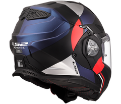 LS2 FF901 Advant X – Casco Moto Reversibile –  Matt Ultra Blue Red