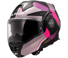 LS2 FF901 Advant X – Casco Moto Reversibile –  Matt Ultra Grey Purple
