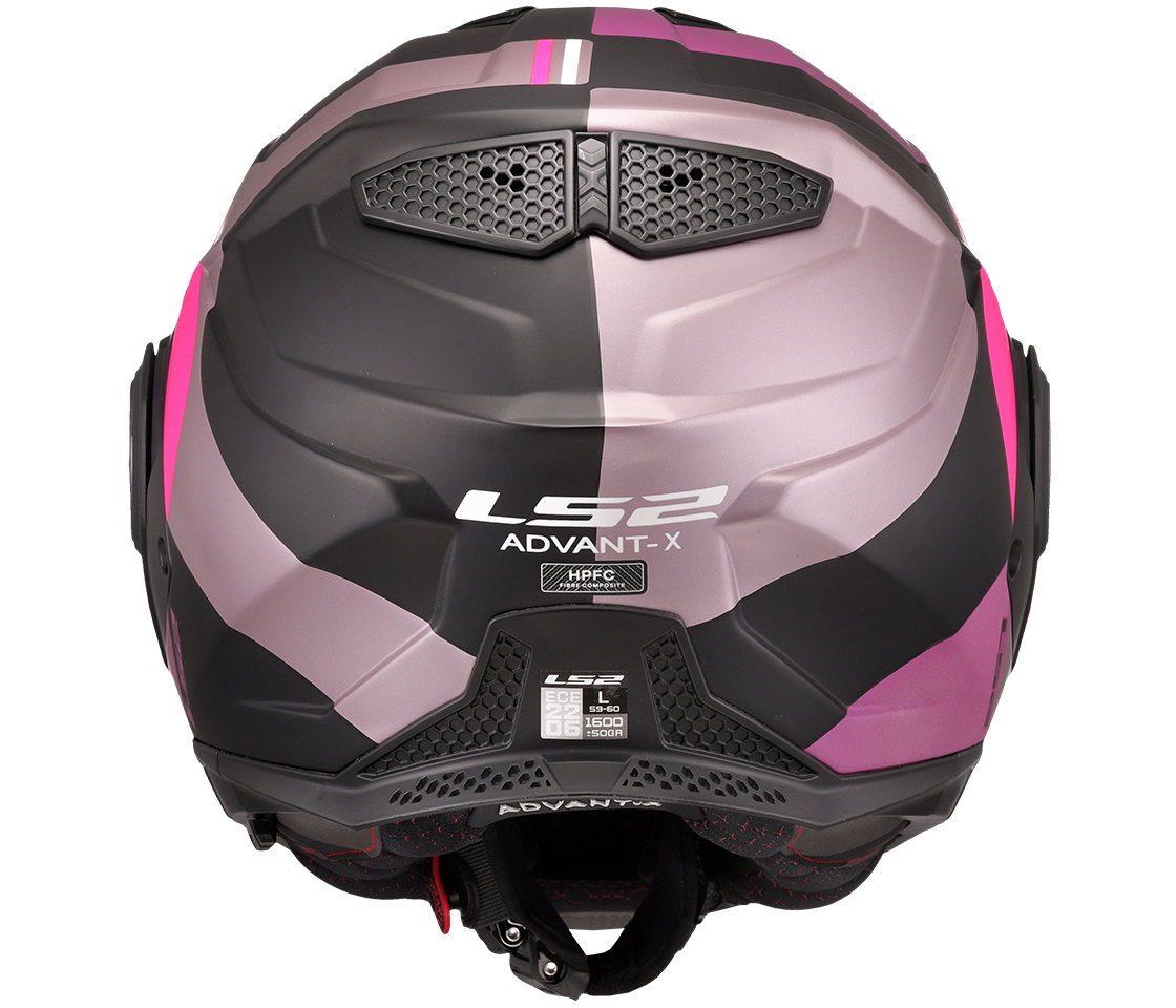 LS2 FF901 Advant X – Casco Moto Reversibile –  Matt Ultra Grey Purple