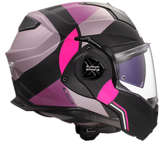 LS2 FF901 Advant X – Casco Moto Reversibile –  Matt Ultra Grey Purple
