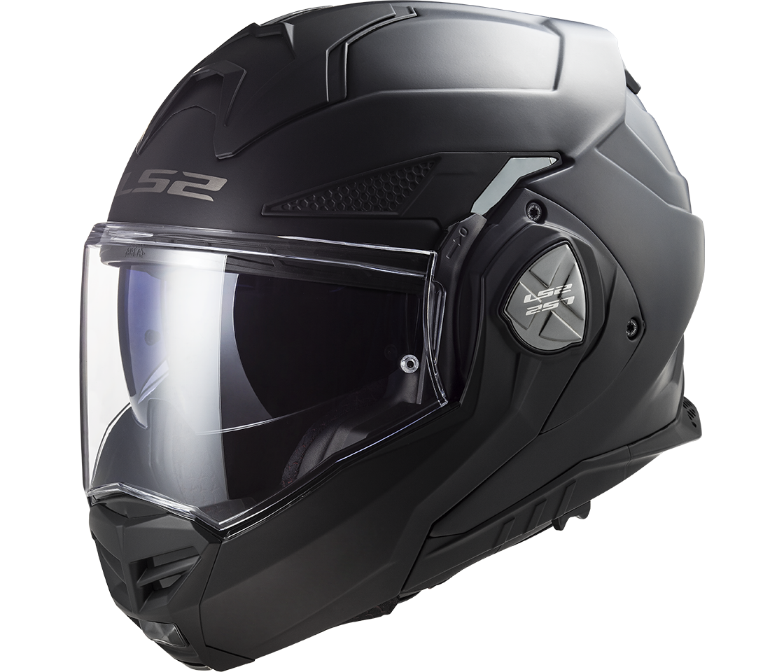 LS2 FF901 Advant X – Casco Moto Reversibile –  Solid Matt Black (Nero Opaco)