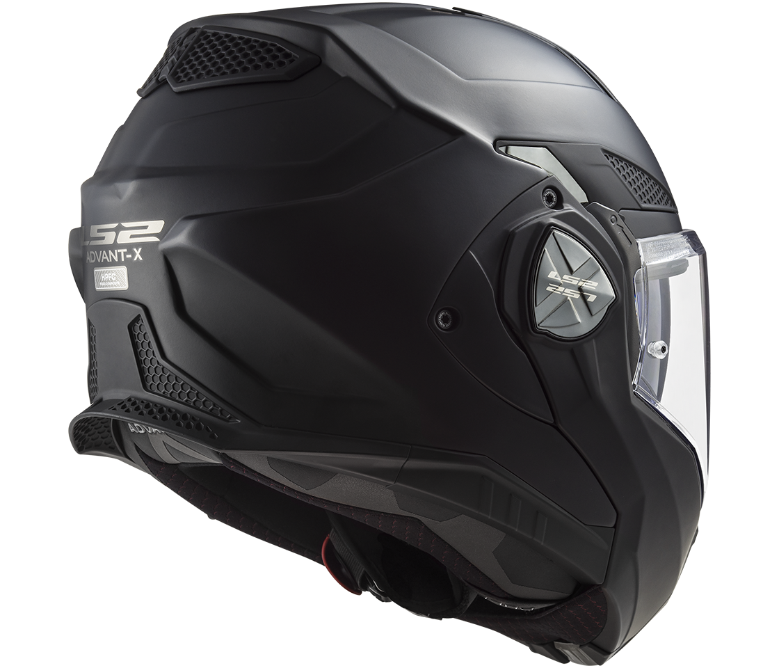 LS2 FF901 Advant X – Casco Moto Reversibile –  Solid Matt Black (Nero Opaco)