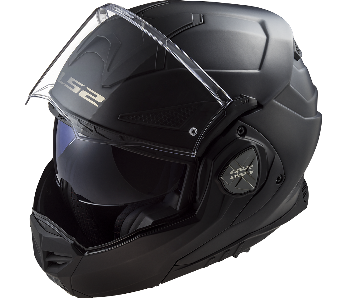 LS2 FF901 Advant X – Casco Moto Reversibile –  Solid Matt Black (Nero Opaco)