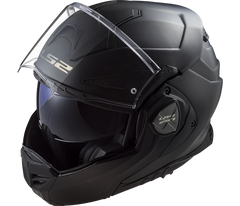 LS2 FF901 Advant X – Casco Moto Reversibile –  Solid Matt Black (Nero Opaco)