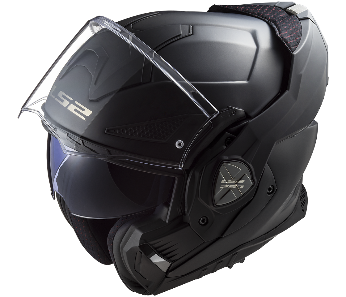 LS2 FF901 Advant X – Casco Moto Reversibile –  Solid Matt Black (Nero Opaco)