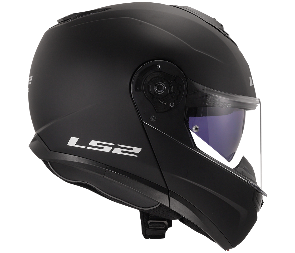 LS2 FF908 Strobe II – Casco Moto Reversibile –  Matt Black (Nero Opaco)