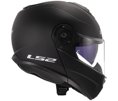 LS2 FF908 Strobe II – Casco Moto Reversibile –  Matt Black (Nero Opaco)
