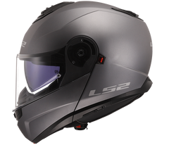 LS2 FF908 Strobe II – Casco Moto Reversibile –  Matt Titanium (Grigio Titanio)