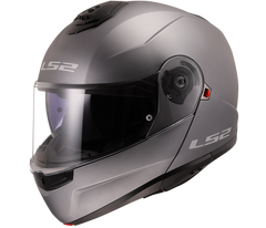LS2 FF908 Strobe II – Casco Moto Reversibile –  Matt Titanium (Grigio Titanio)