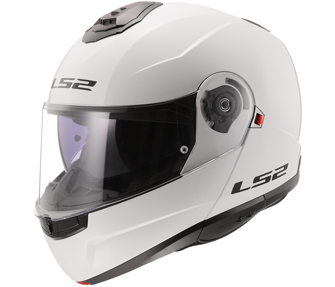 LS2 FF908 Strobe II – Casco Moto Reversibile –  Gloss White (Bianco)