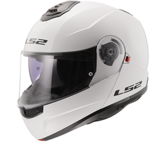 LS2 FF908 Strobe II – Casco Moto Reversibile –  Gloss White (Bianco)