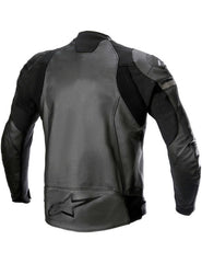 Giacca Moto in Pelle Alpinestars GP Force Airflow Nero/Nero