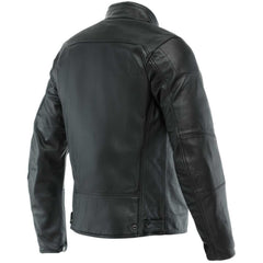 Giacca Moto in Pelle con Protezioni Dainese Mike 3 Nero