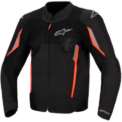 Giacca Moto Alpinestars AST V3 Air Nero Rosso Fluo
