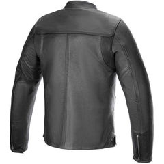 Giubbotto Moto Alpinestars Blacktrack Nero/Nero in Pelle
