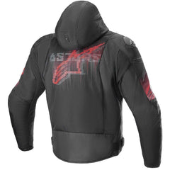 Giacca Moto Alpinestars Zaca Air Venom WP Nero Bright Rosso