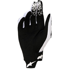 Guanti Moto Cross Alpinestars Techstar Bianco Nero