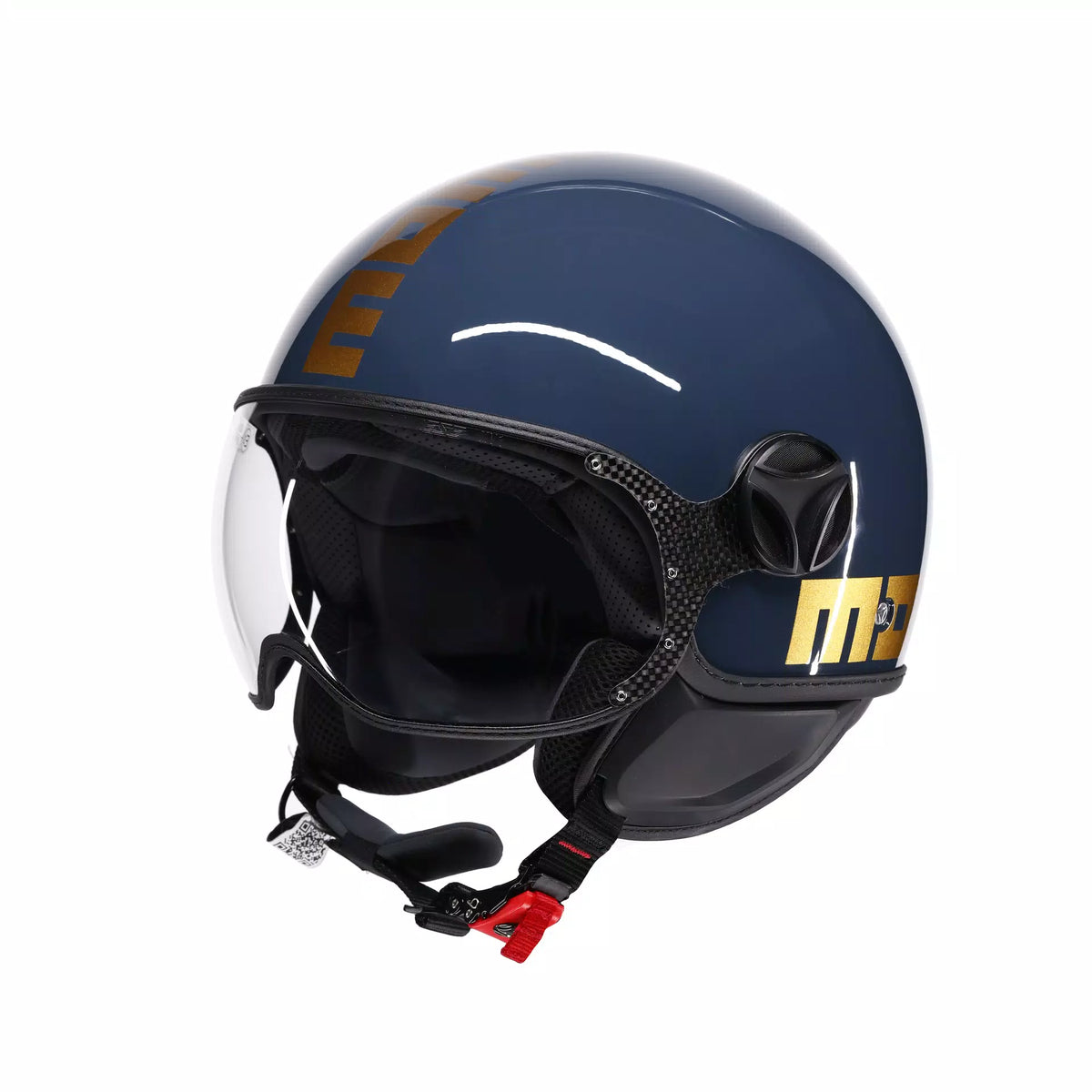 Casco Moto Jet Momodesign FGTR Classic Flip Oro / Ottone