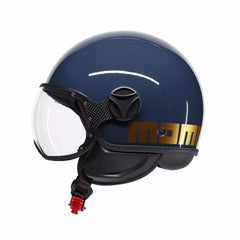 Casco Moto Jet Momodesign FGTR Classic Flip Oro / Ottone