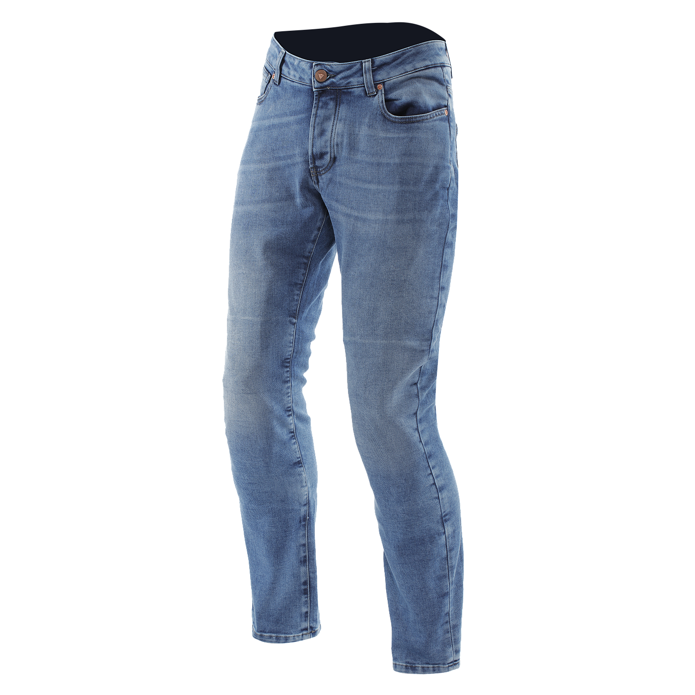 5-POCKET DENIM REGULAR TAPERED PANTS