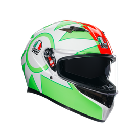 Casco Moto Integrale K3 E2206 modello Rossi - Unisex