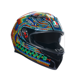 Casco Moto Integrale K3 E2206 modello Rossi - Unisex