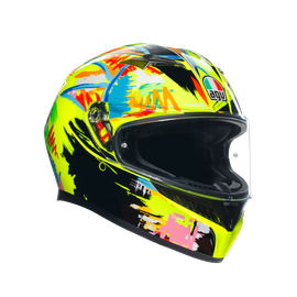 Casco Moto Integrale K3 E2206 modello Rossi - Unisex