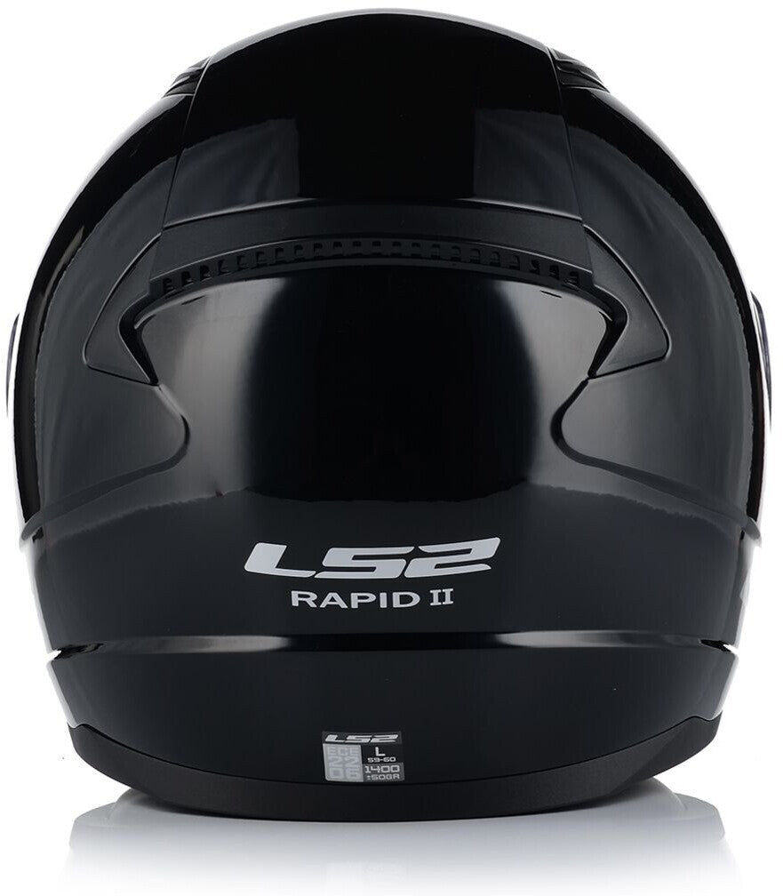 LS2 FF353 Rapid II Casco Moto Integrale - Nero Lucido