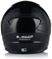 Casco Moto Integrale LS2 FF353 Rapid II Nero Lucido