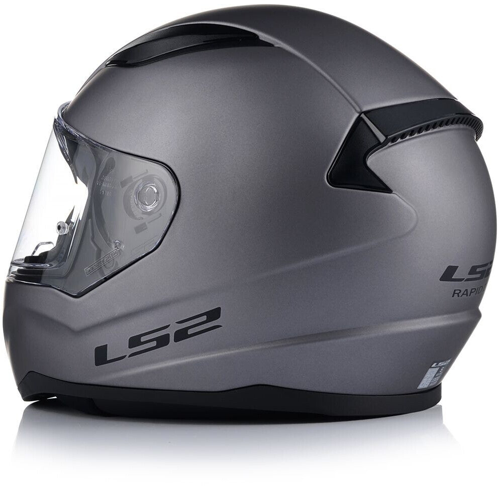 LS2 FF353 Rapid II Casco Moto Integrale - Titanio Opaco