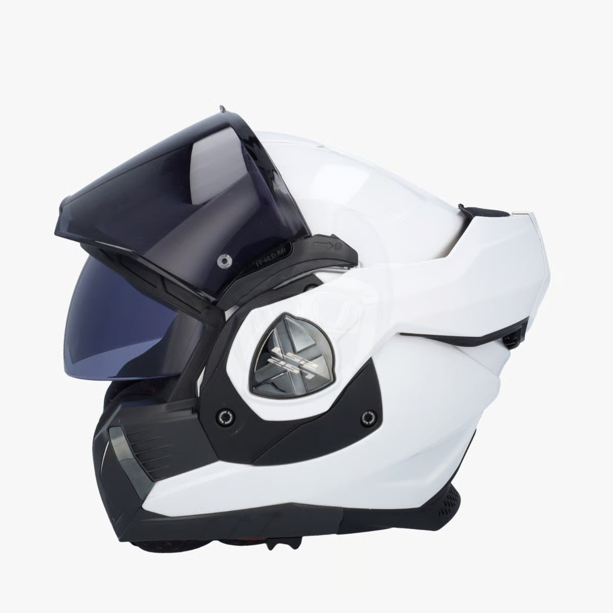 LS2 FF901 Advant X – Casco Moto Reversibile –  Solid White (Bianco)