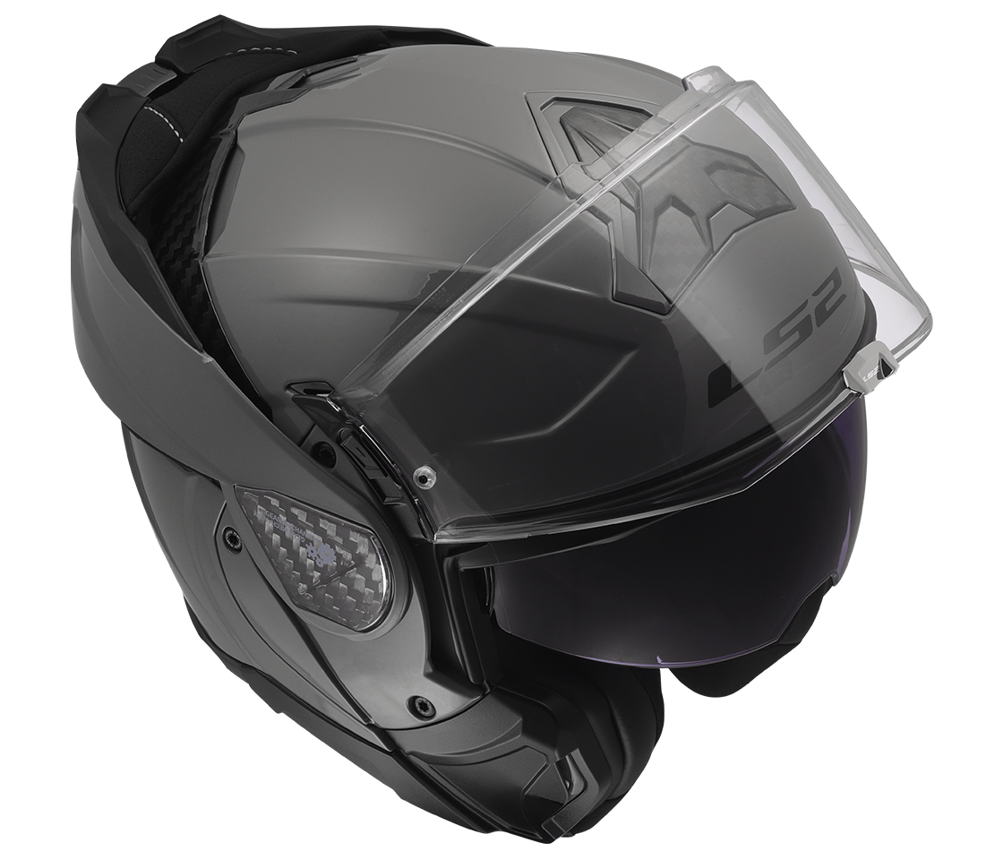 LS2 FF910 Advant II – Casco Moto Convertibile KPA – Grigio Nardo