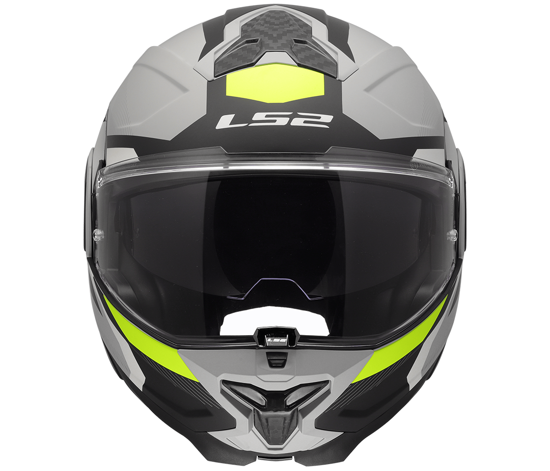 LS2 FF910 Advant II – Casco Moto Convertibile KPA – TRIPLE LIGHT GREY