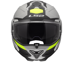 LS2 FF910 Advant II – Casco Moto Convertibile KPA – TRIPLE LIGHT GREY