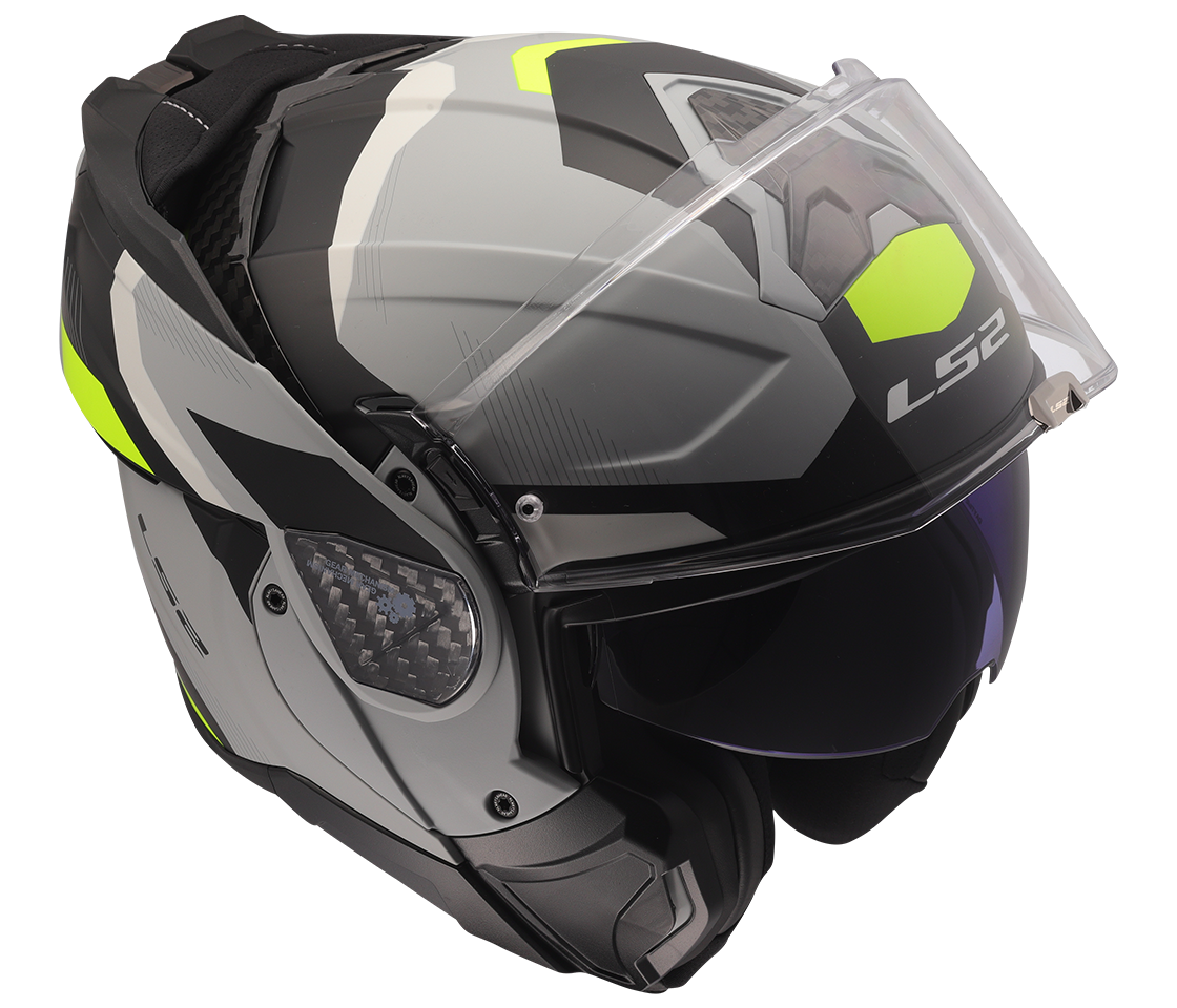 LS2 FF910 Advant II – Casco Moto Convertibile KPA – TRIPLE LIGHT GREY